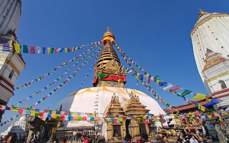Soyambhunath-Stupa Nepal Highlights Tour